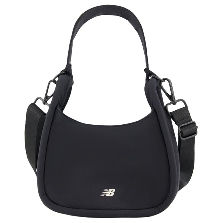 

New Balance Женская сумка через плечо из ткани черная, Black