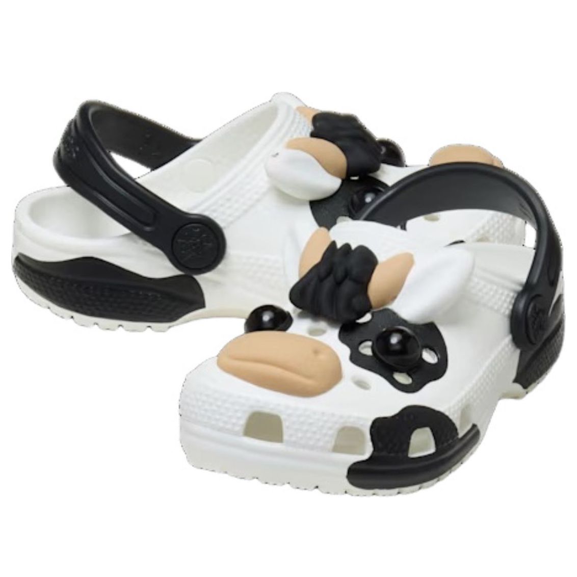 (TD) Crocs Classic IAM Cow Clog 'White' — фото 2