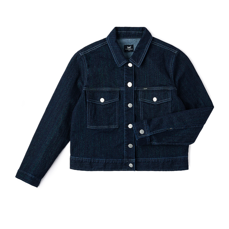

Lee Женская джинсовая куртка потертая, Washed