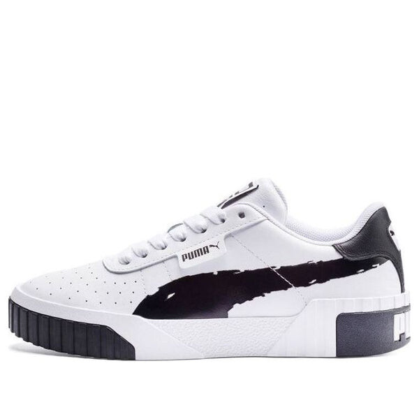 Кроссовки cali brushed 'white black' Puma, черный