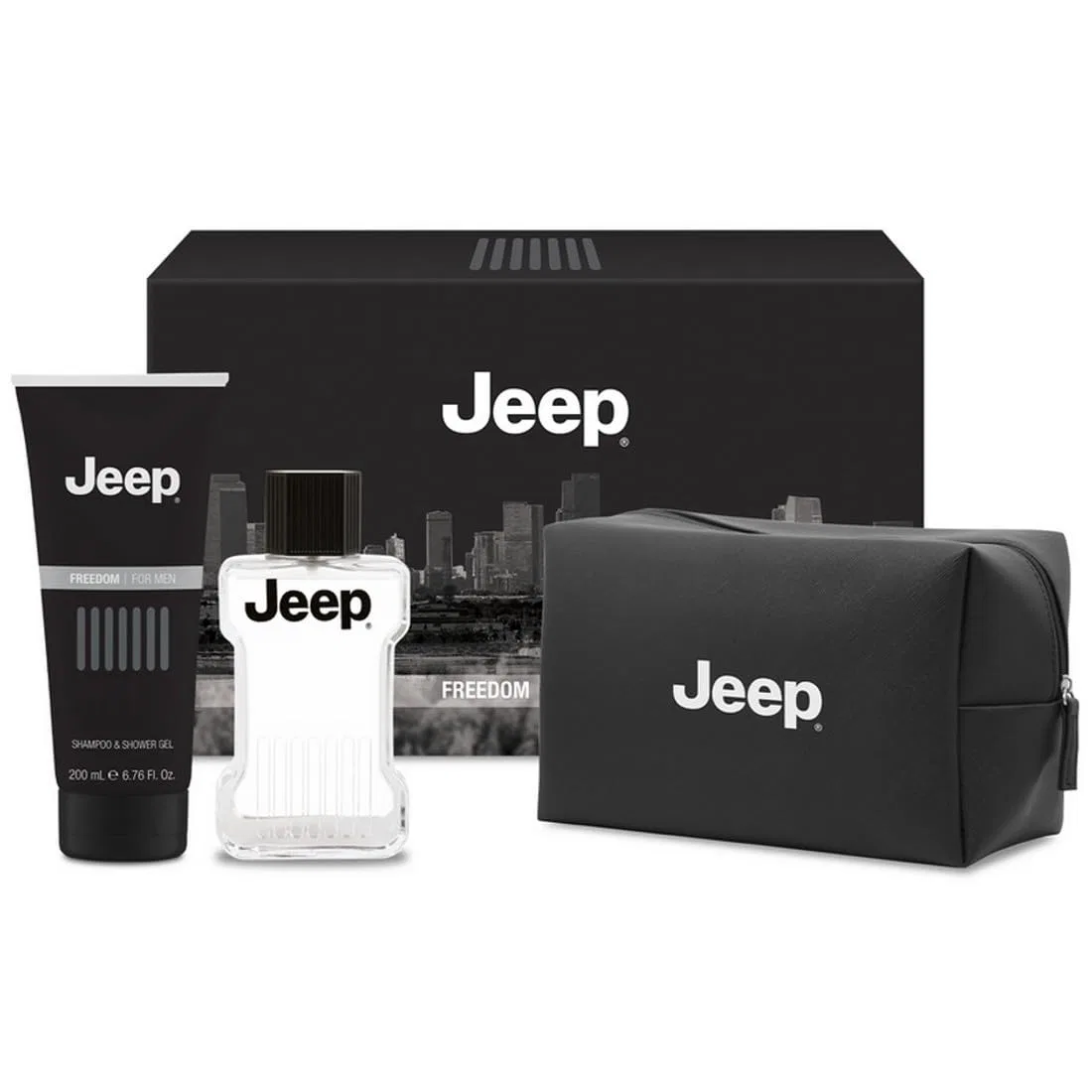 Подарочный набор Jeep Freedom: лосьон после бритья и гель для душа Diamond International
