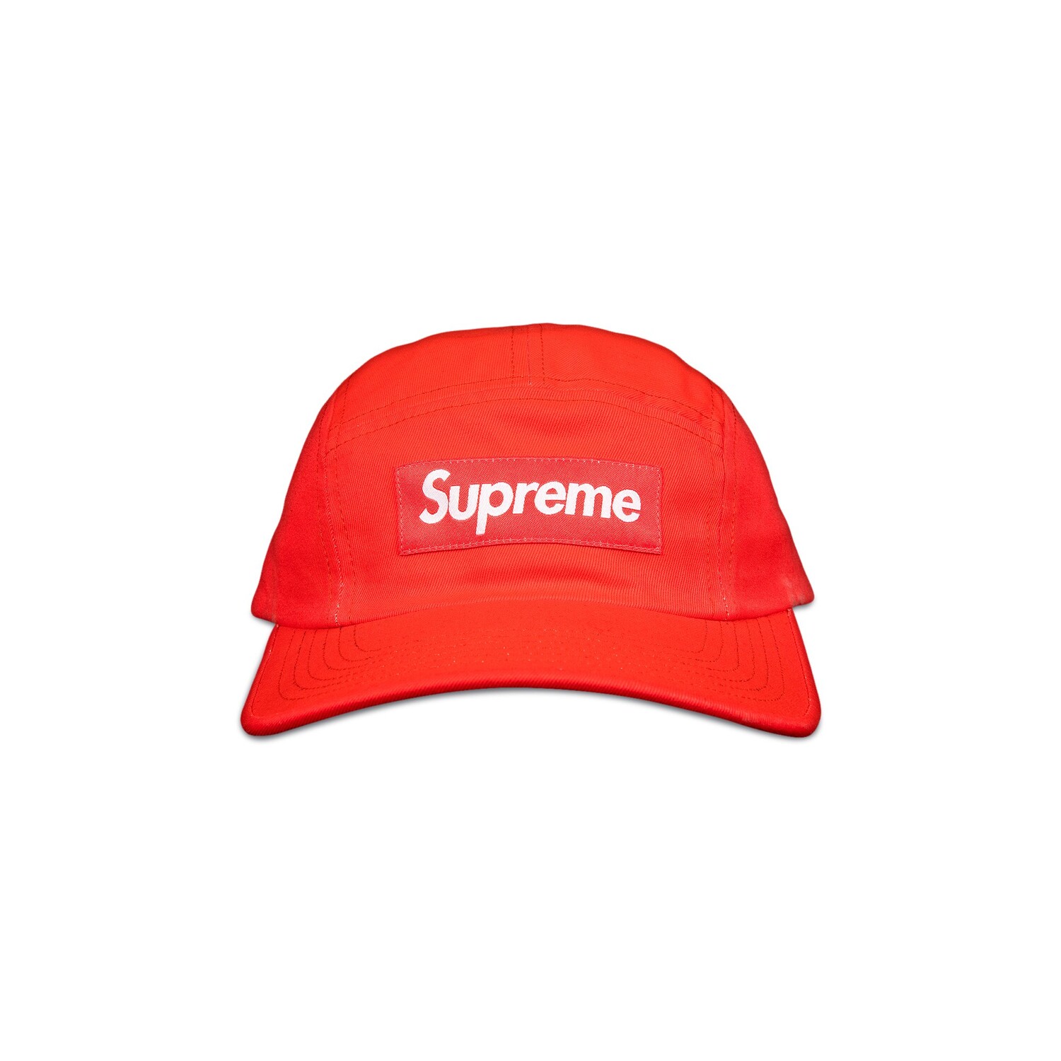 

Твиловая кепка Supreme из ткани чинос, цвет Неоново-красный