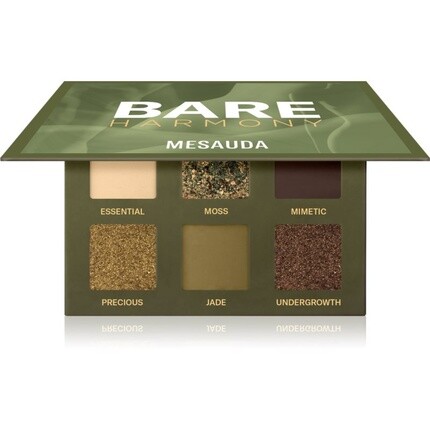 

MESAUDA MILANO Bare Harmony Палитра теней для век No205 Hidden Green 6g