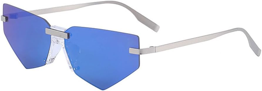 

Классические безободковые солнцезащитные очки LVTFCO для мужчин и женщин, модные винтажные очки, солнцезащитные очки для мужчин и женщин с защитой от УФ-излучения UV400, 3