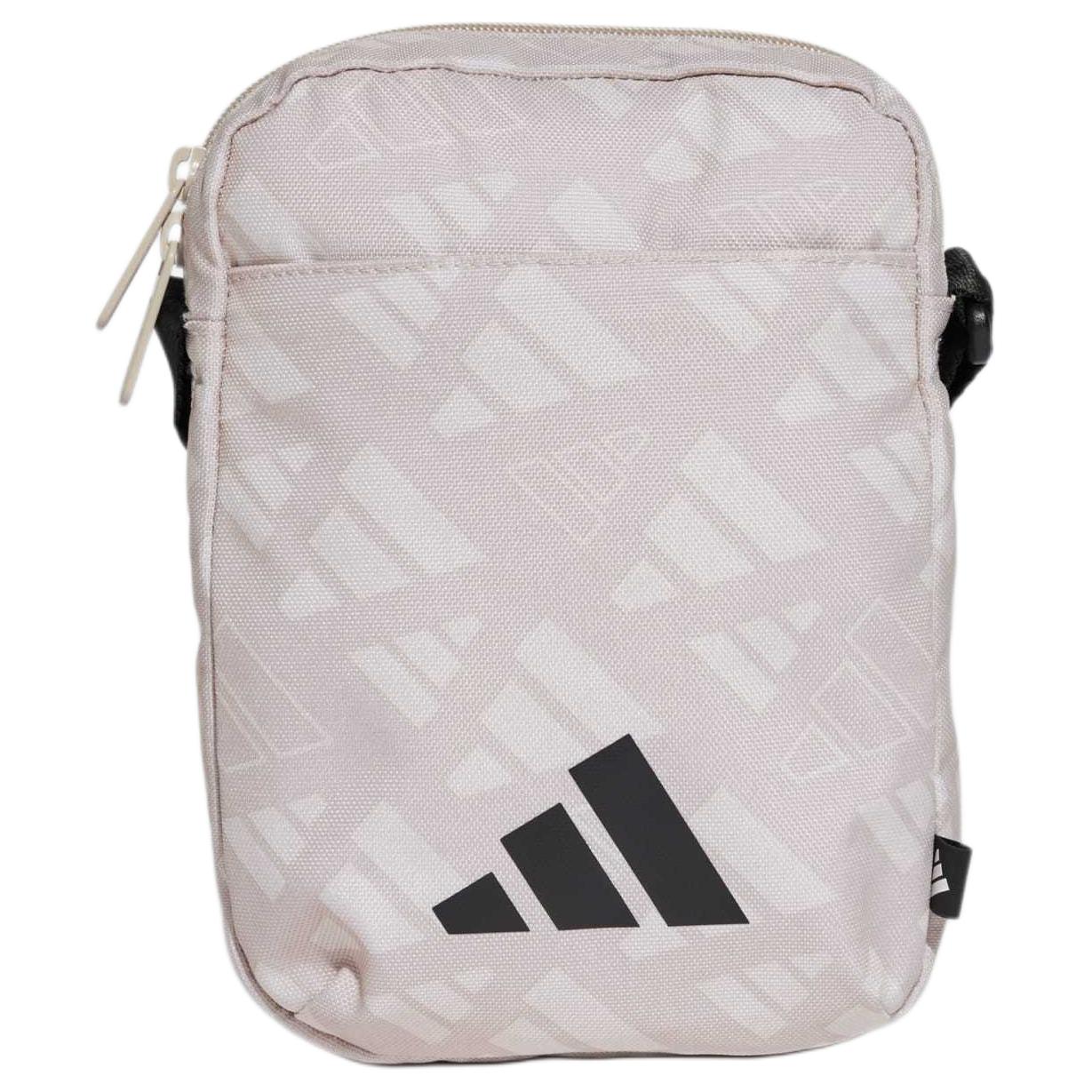 

Adidas Полиэстеровый клатч через плечо на одно плечо унисекс оксид алюминия и черный, Aluminum Oxide & Black