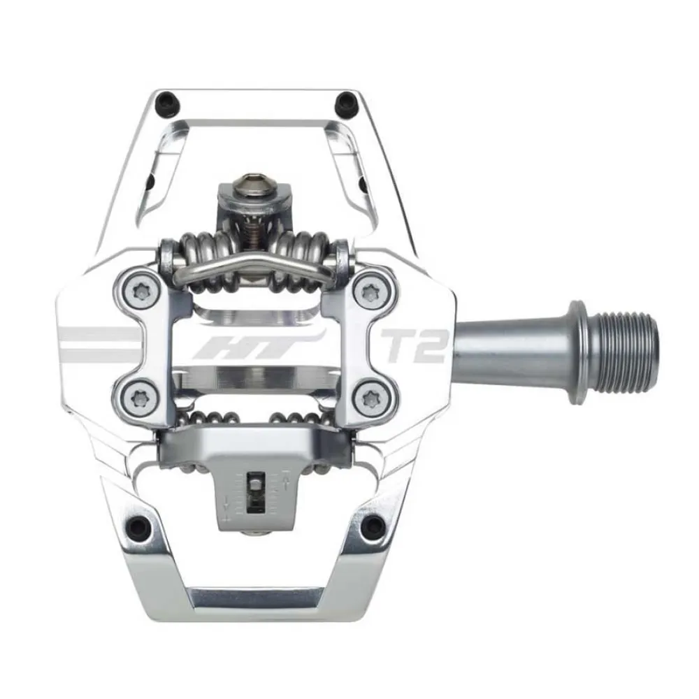 

Педали Ht Components T2, серебряный