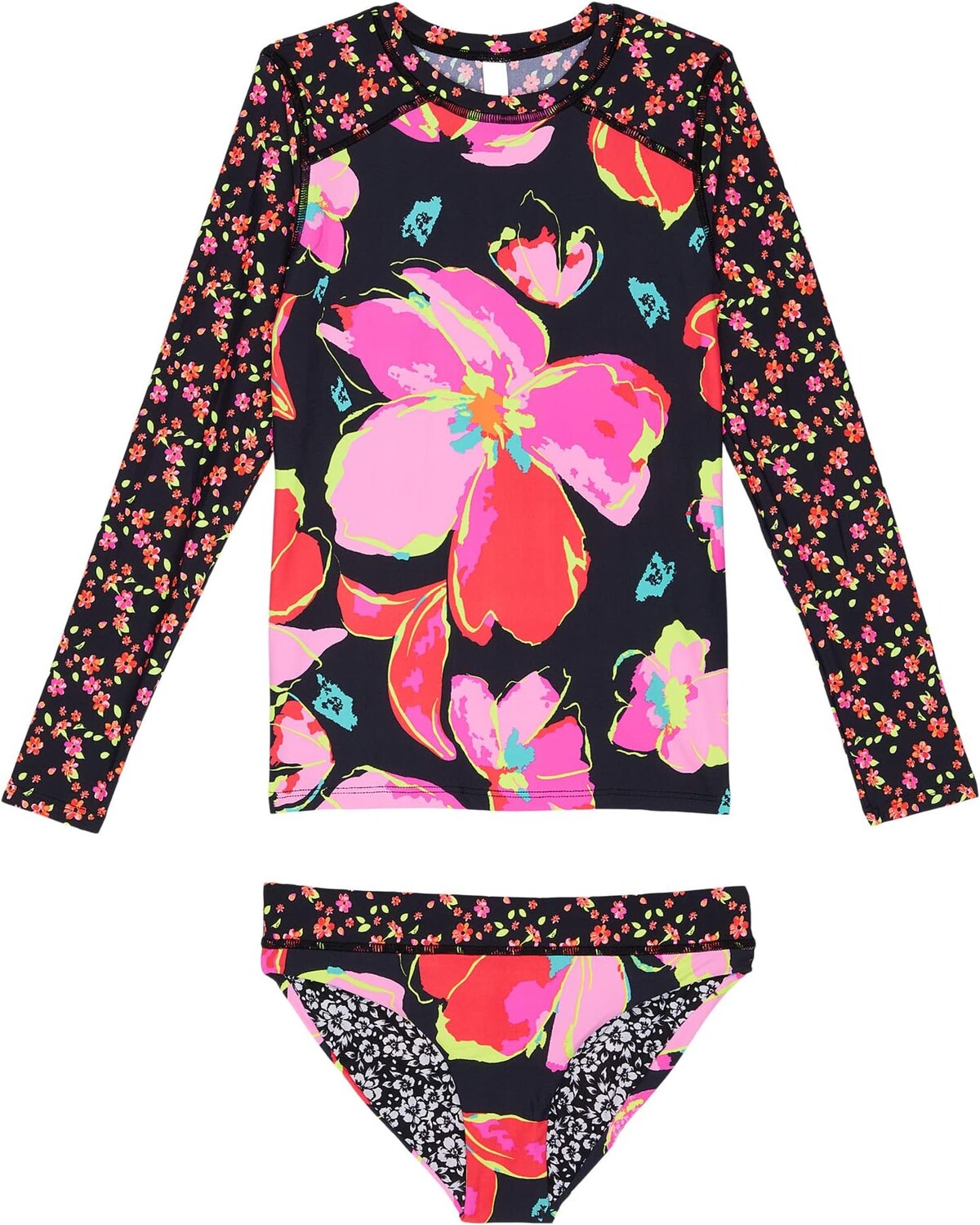 

Купальник Maaji Kids Pansie Odyssey Rashguard Set, цвет Multicolor