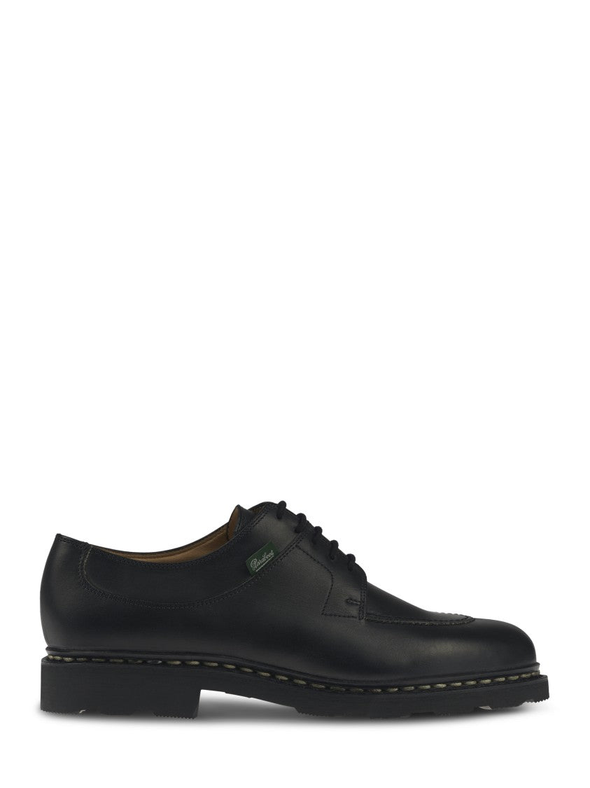 

Кожаные мюли на шнуровке Paraboot, черный