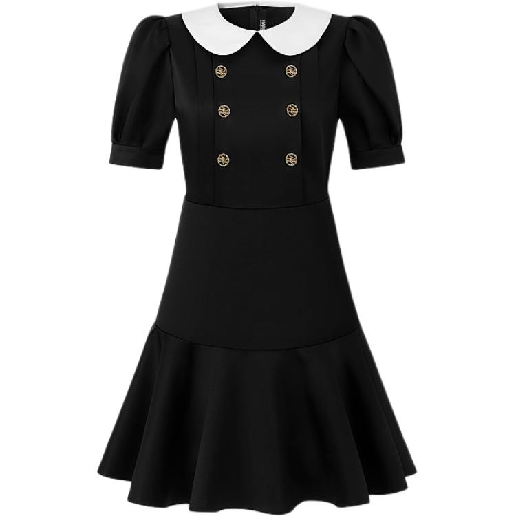 

KARL LAGERFELD / Karl Lagerfeld Jeans KARL LAGERFELD Женское черное платье с коротким рукавом