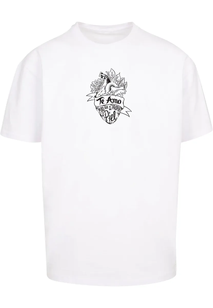 

Футболка Merchcode "Мужская футболка Merchcode Frida Kahlo - Te amo Outline Heavy Oversize Tee", белый