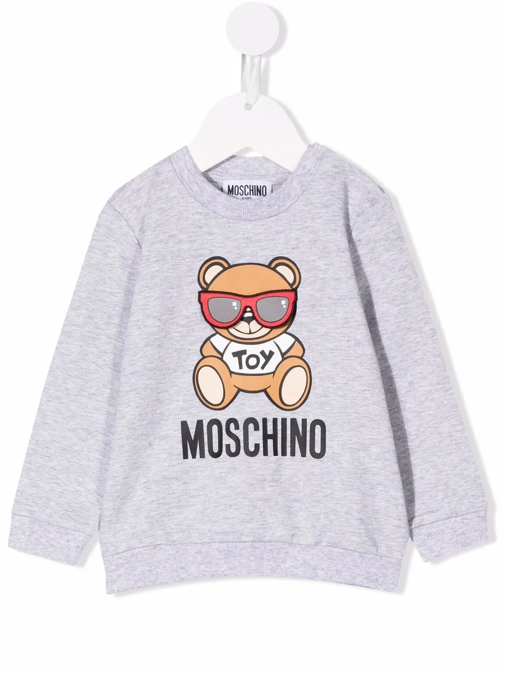 

Толстовка с принтом Teddy Bear Moschino Kids, серый