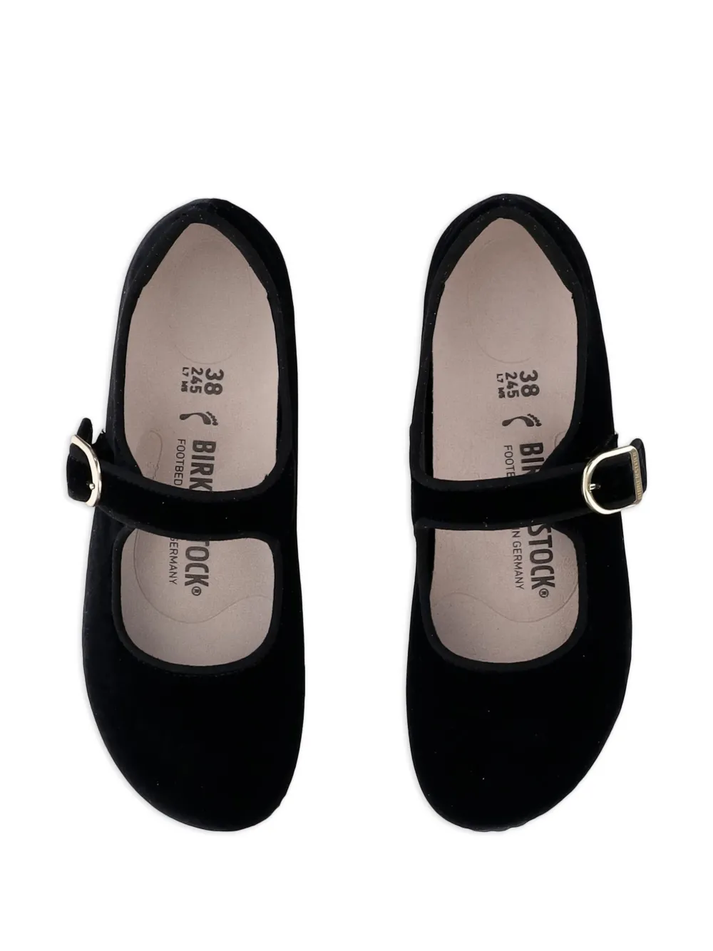 Туфли Мэри Джейн с пряжками BIRKENSTOCK, черный — фото 4