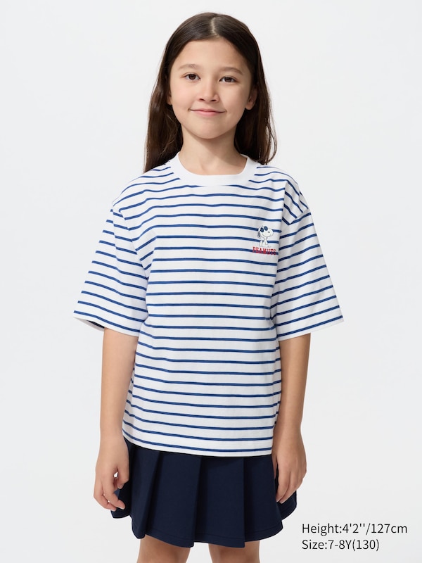 Футболка UT с графикой Peanuts Uniqlo, 67 blue — фото 2