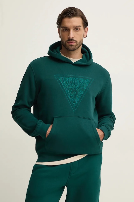 

Хлопковая футболка Ea7 Emporio Armani, бежевый