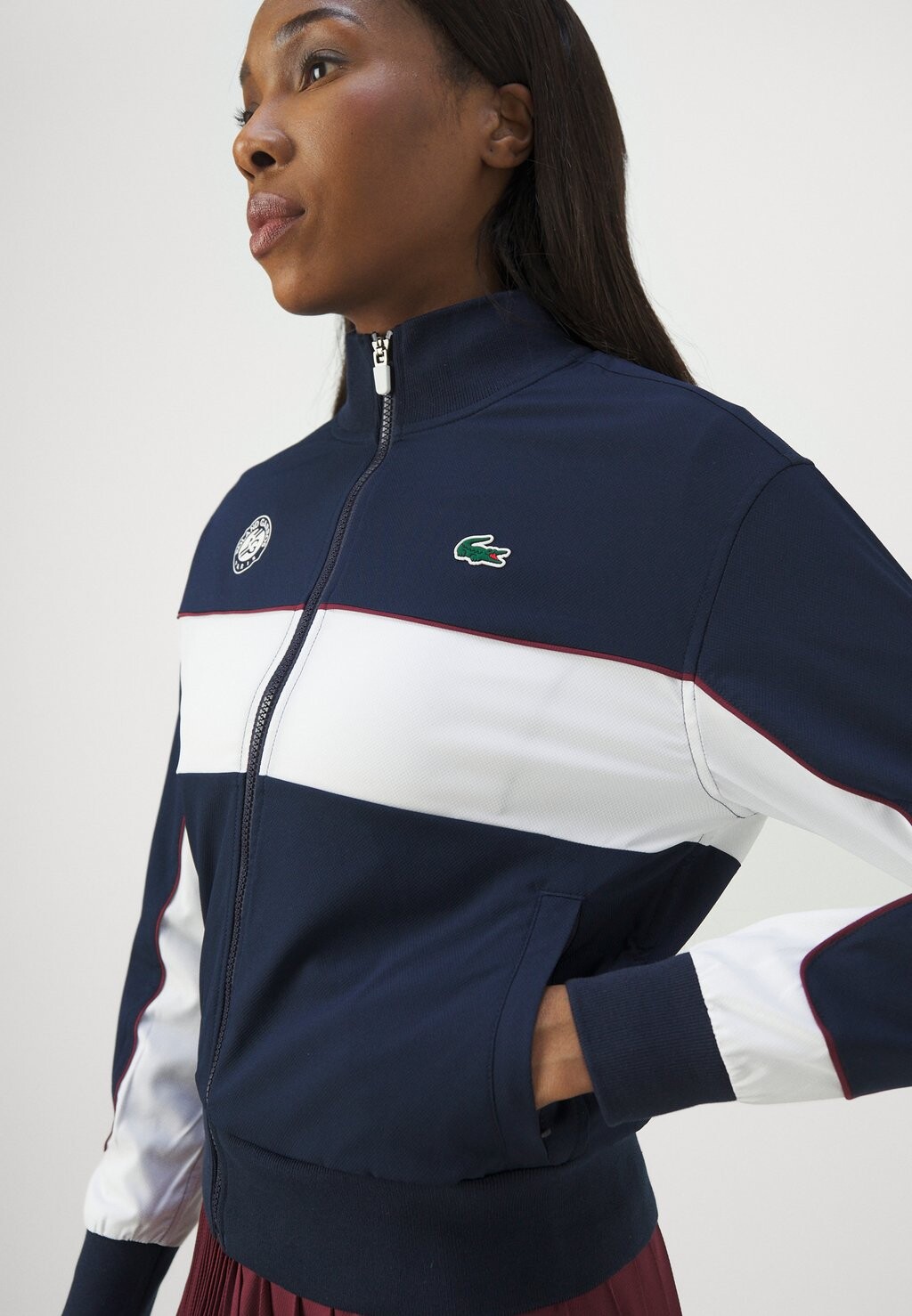 

Тренировочная куртка ROLAND GARROS Lacoste Sport, темно-синий
