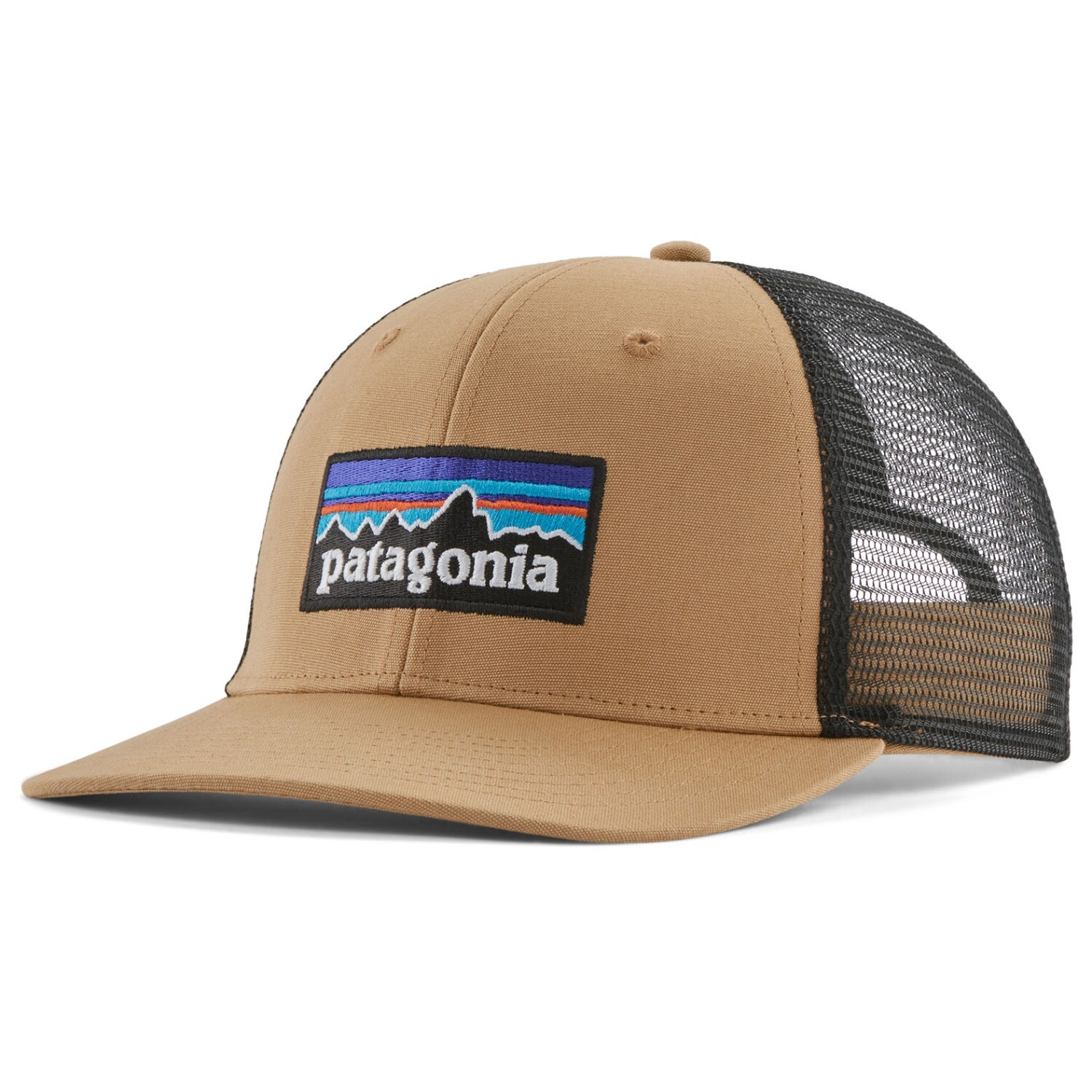 

Кепка Patagonia P-6 Logo Trucker Hat, цвет Grayling Brown