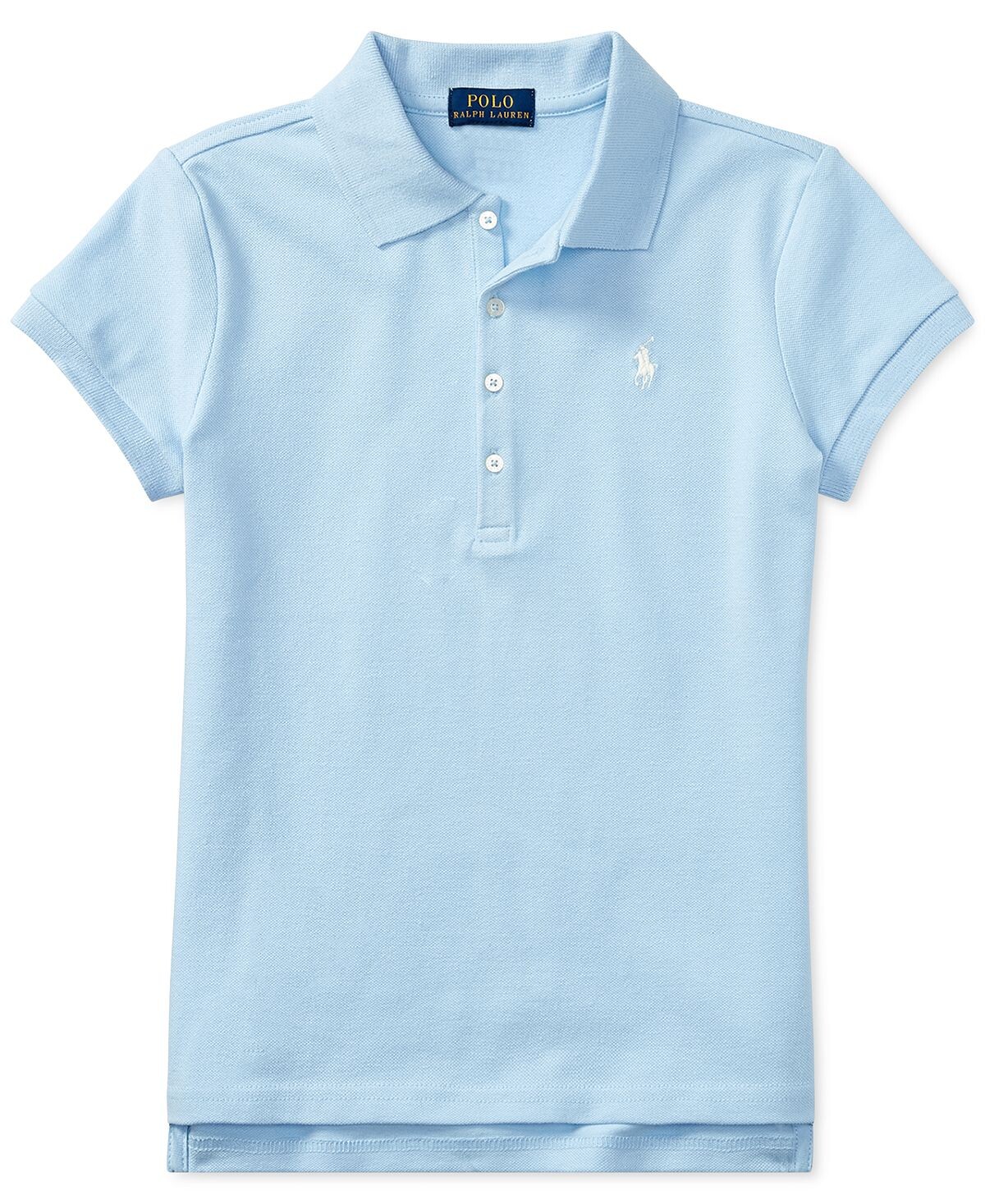 

Рубашка поло из эластичного хлопка для больших девочек Polo Ralph Lauren