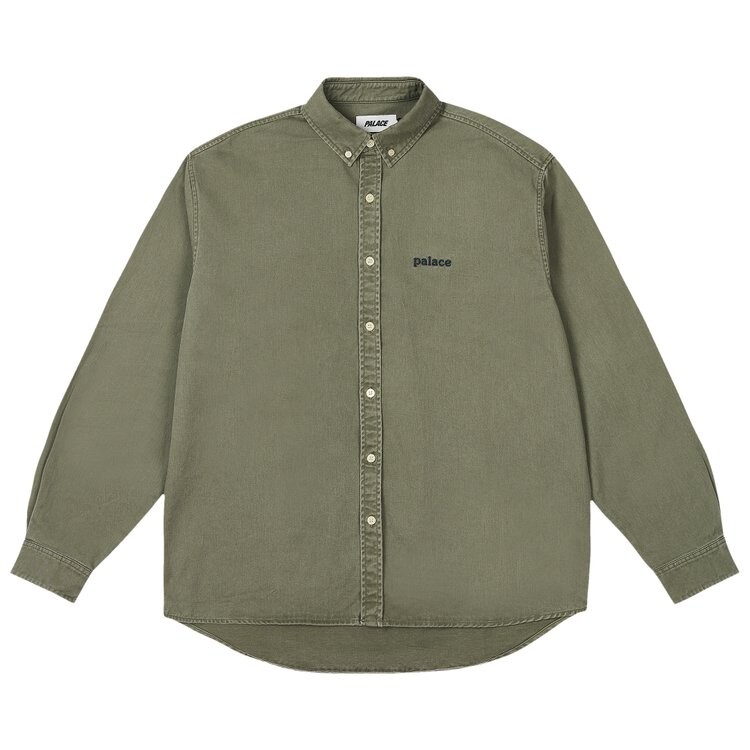 

Рубашка Palace Oxford Shirt, цвет The Deep Green