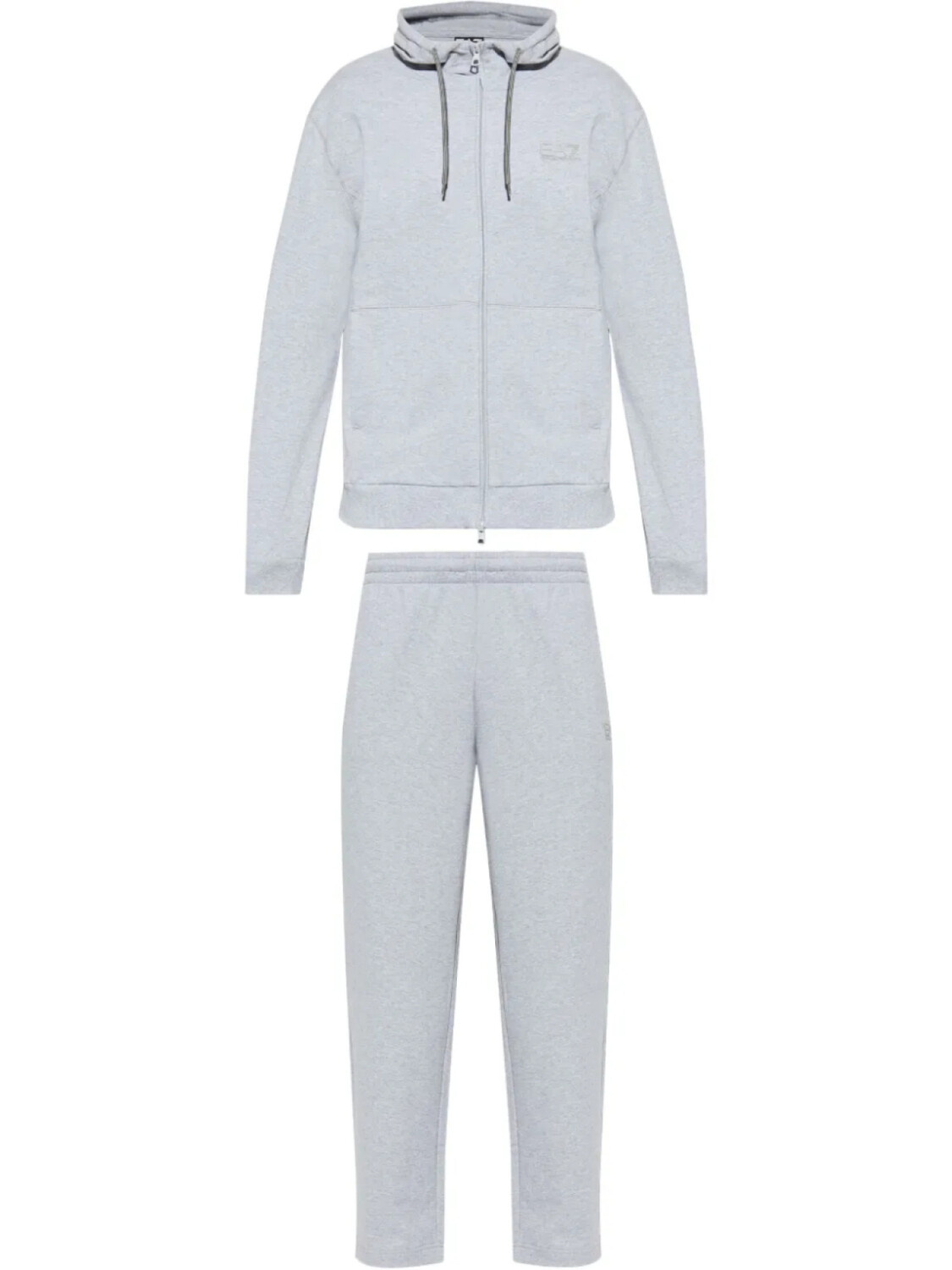 

Ea7 Emporio Armani хлопковый спортивный костюм, серый