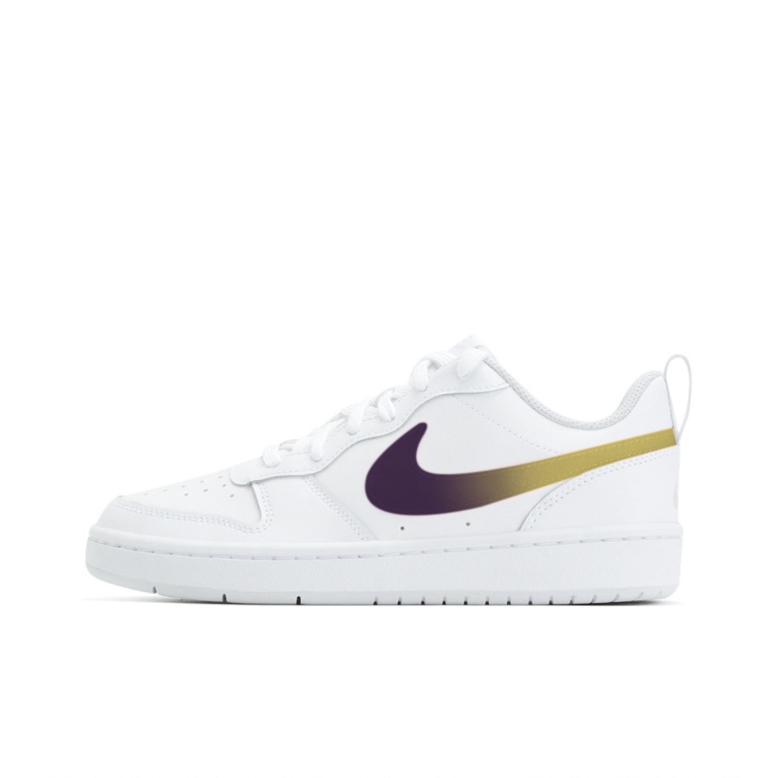 

Кроссовки Nike Court Borough 2 Skateboarding Shoes Women's Low-top White/purple/yellow, белый