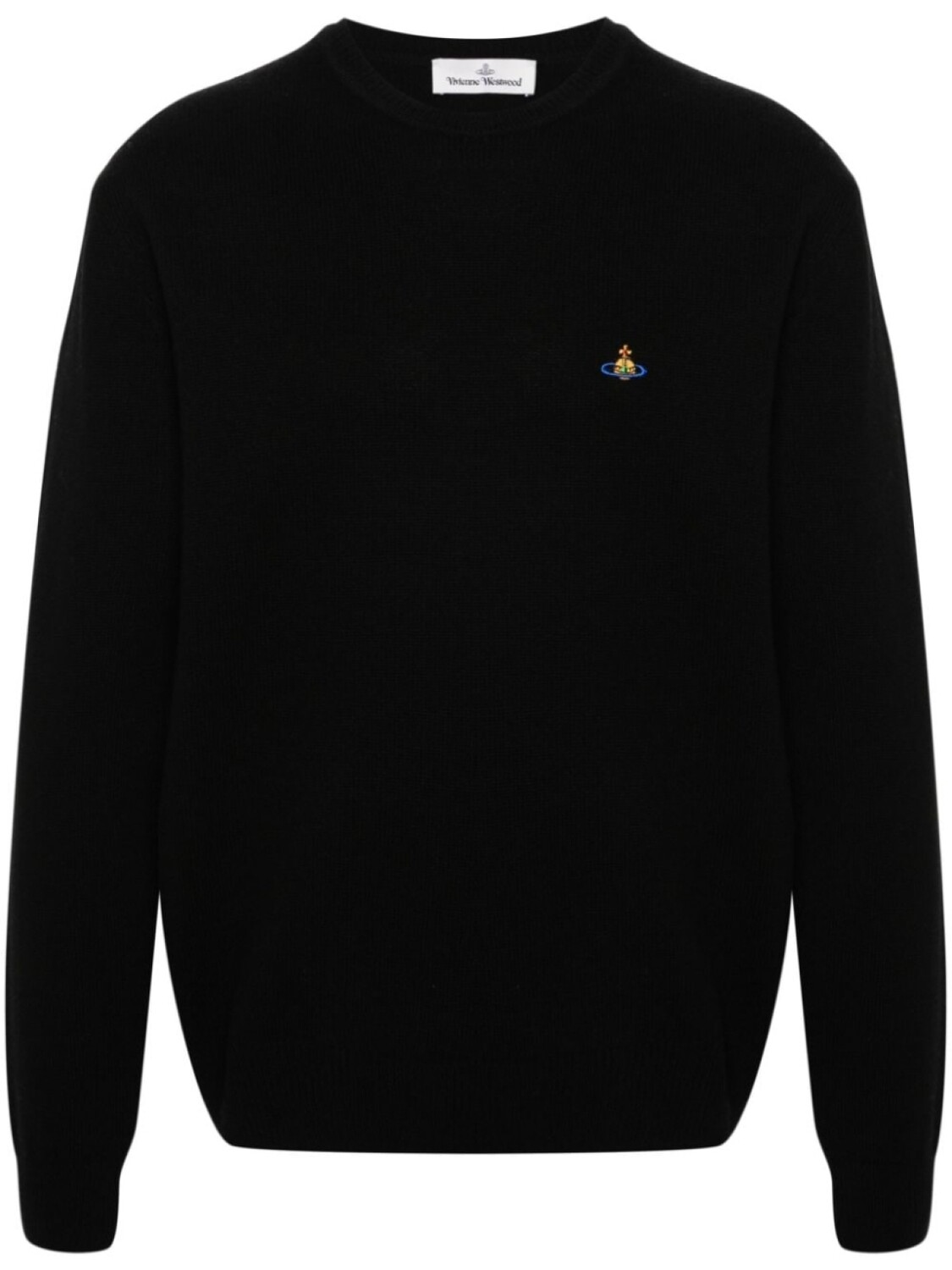

Vivienne Westwood джемпер с вышивкой Orb, черный