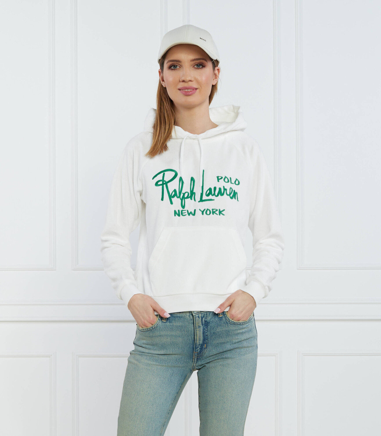 Толстовка POLO RALPH LAUREN Classic fit, белый — фото 3