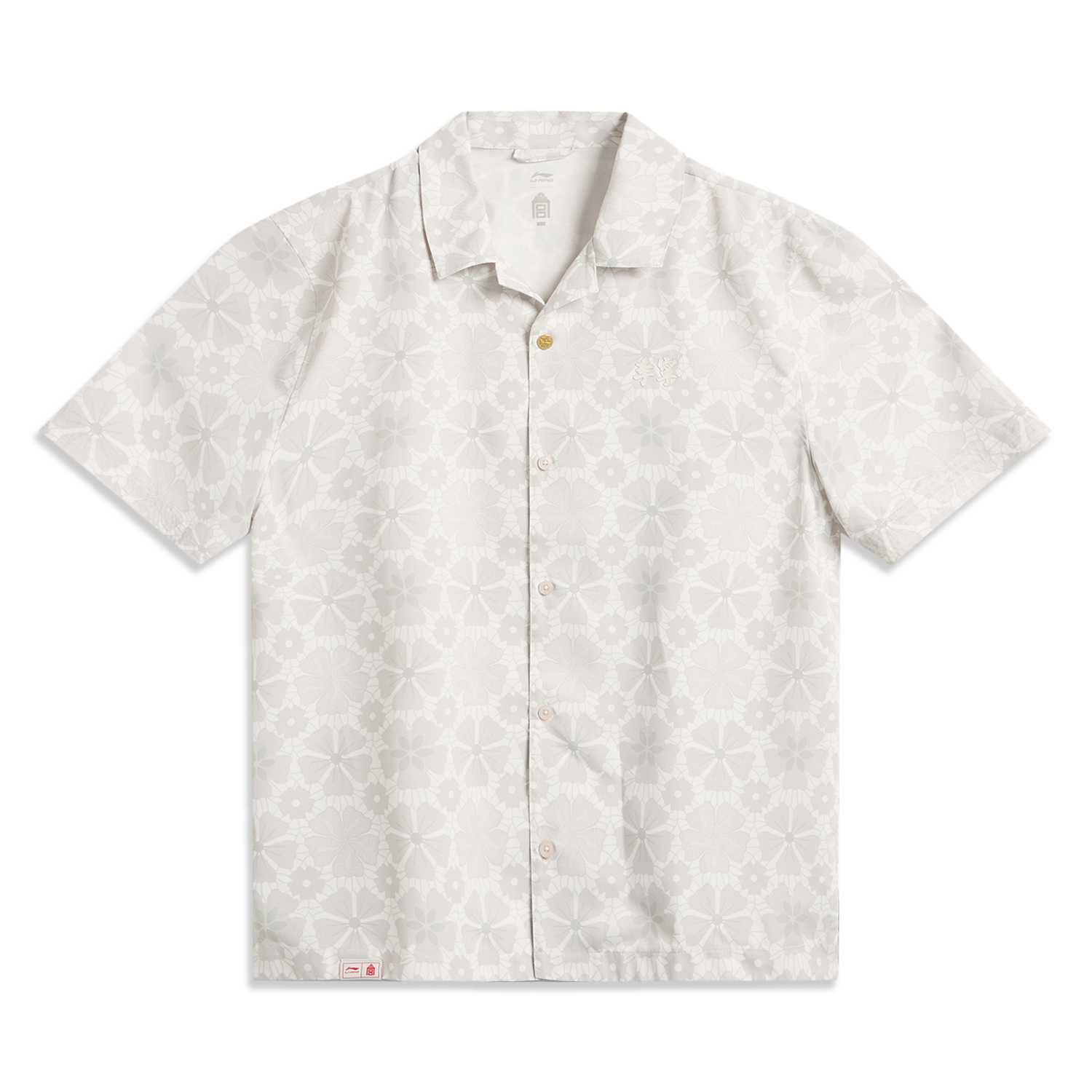 

LINING Рубашка GUGONG LIANMINGKUAN Chinese Culture Series мужская white