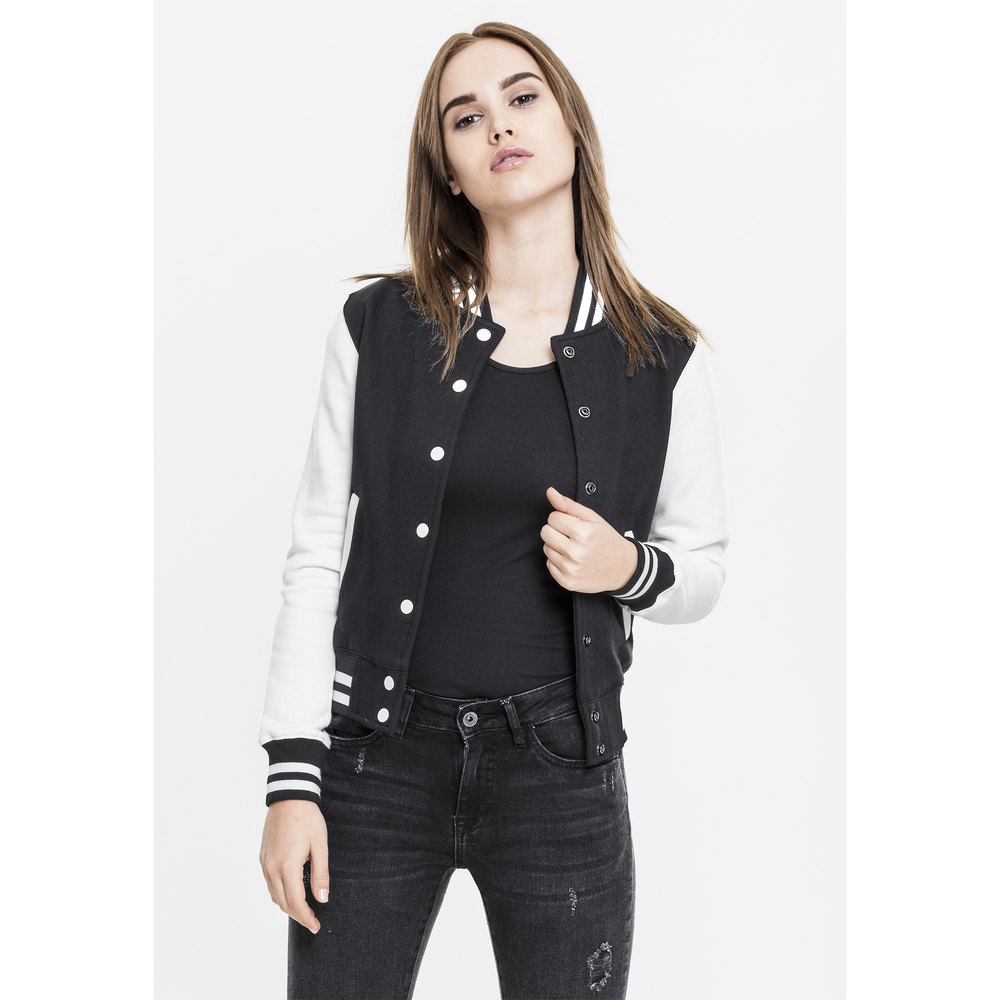 

Толстовка Urban Classics Jacket 2-Tone College, черный