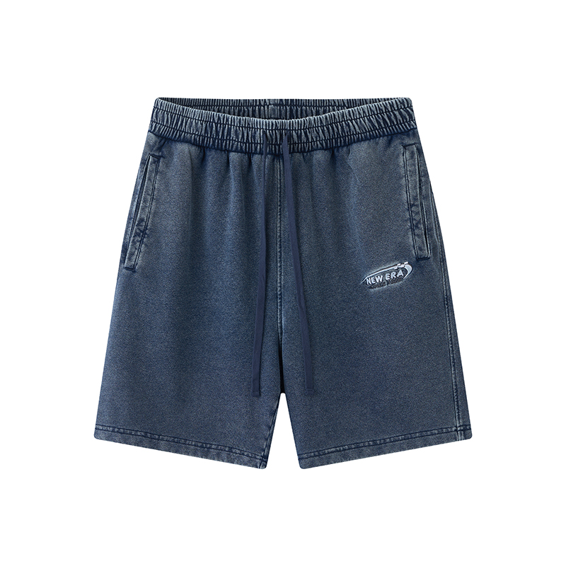 

New Era Повседневные шорты унисекс светло-голубые