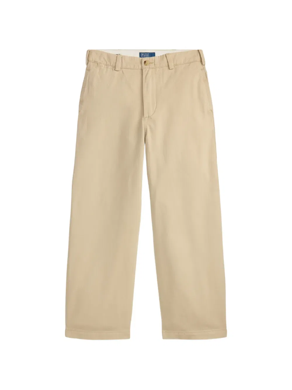 Чиносы с нашивкой логотипа Polo Ralph Lauren Kids, нейтральный
