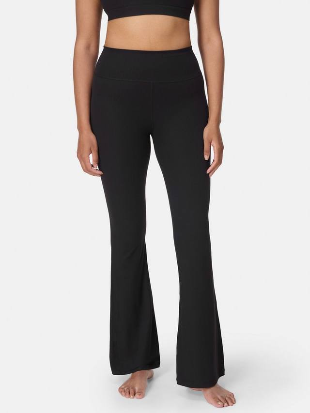 

Glow Flex Rib брюки-клеш 32 дюйма Sweaty Betty, Black