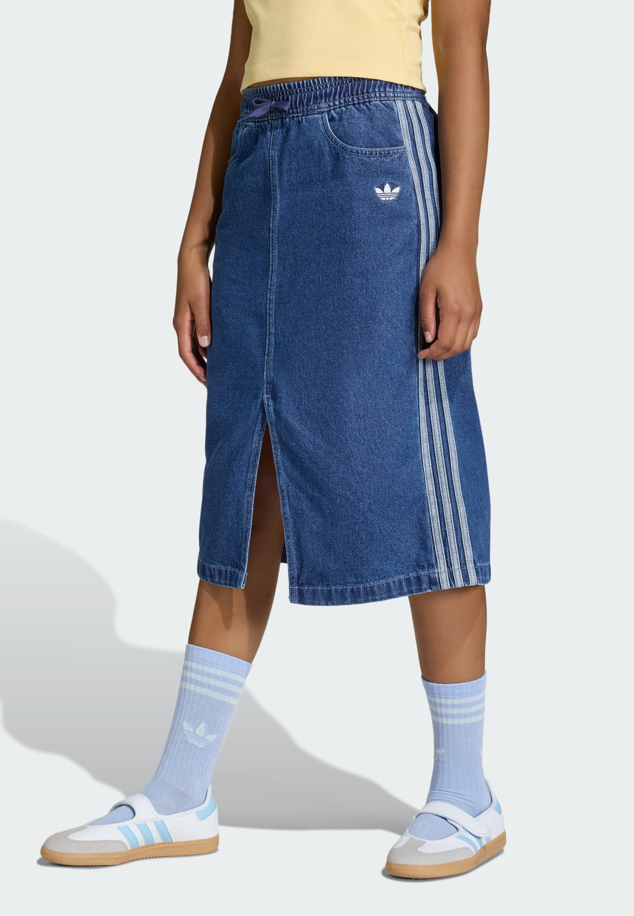Adidas Originals Юбка 'DENIM' в синем дениме — фото 2