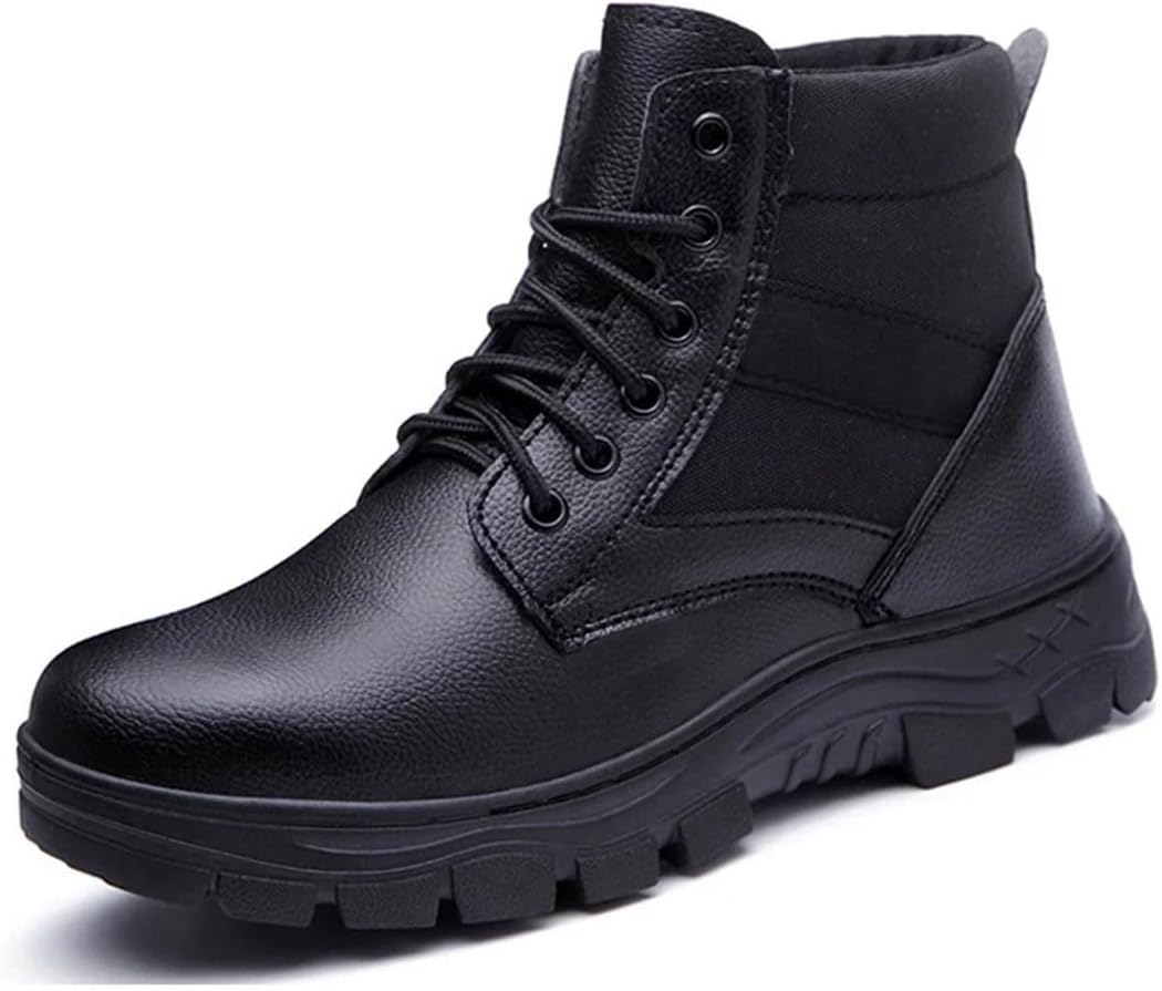 

Мужские зимние ботинки с металлическим носком, защитой от проколов и утепленные Generic, черный