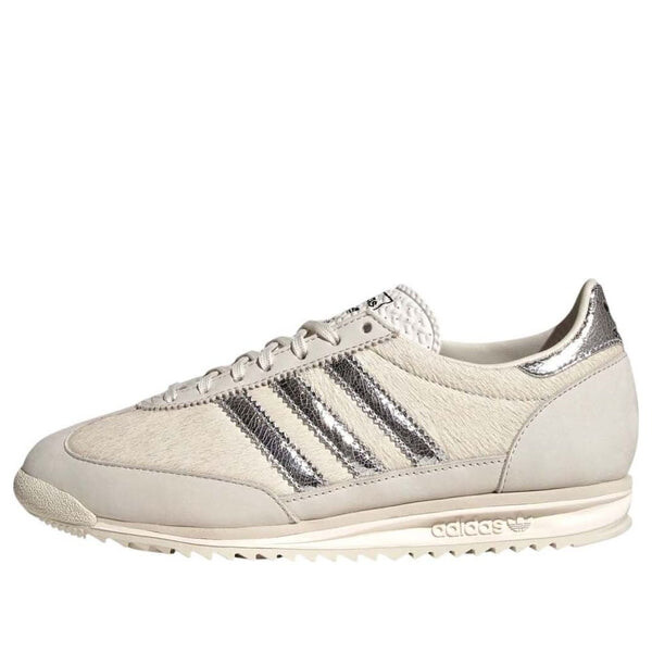 Кроссовки sl 72 og 'orbit grey silver metallic silver' Adidas, серый