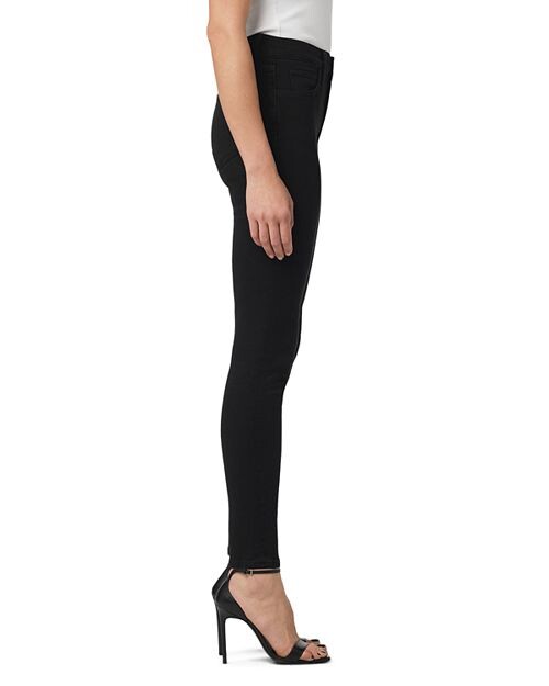 Черные джинсы скинни до щиколотки с высокой посадкой Charlie Joe's Jeans, цвет Black — фото 4
