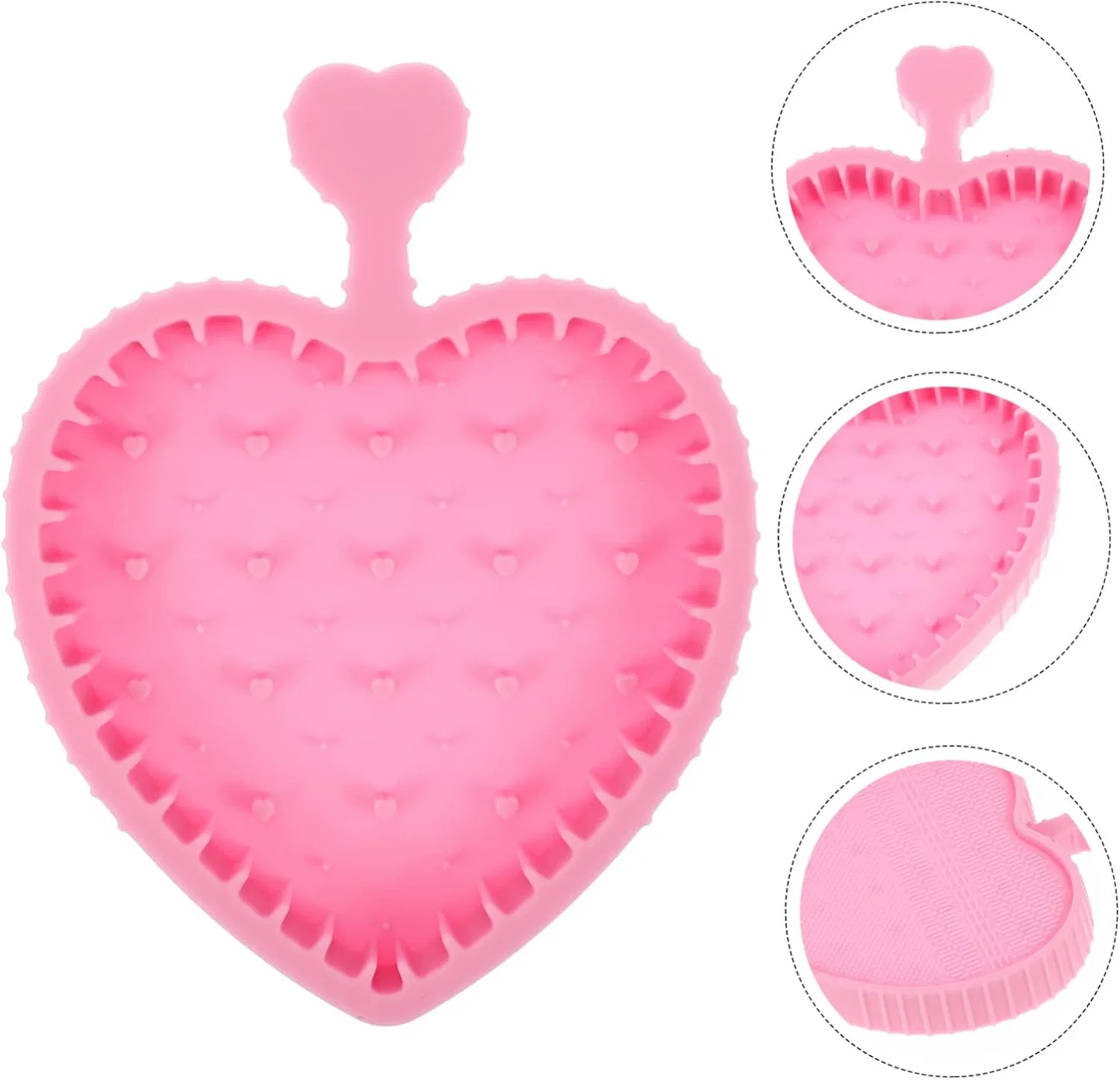 Коврик для очистки кистей Silicone Pink Gogogmee — фото 4