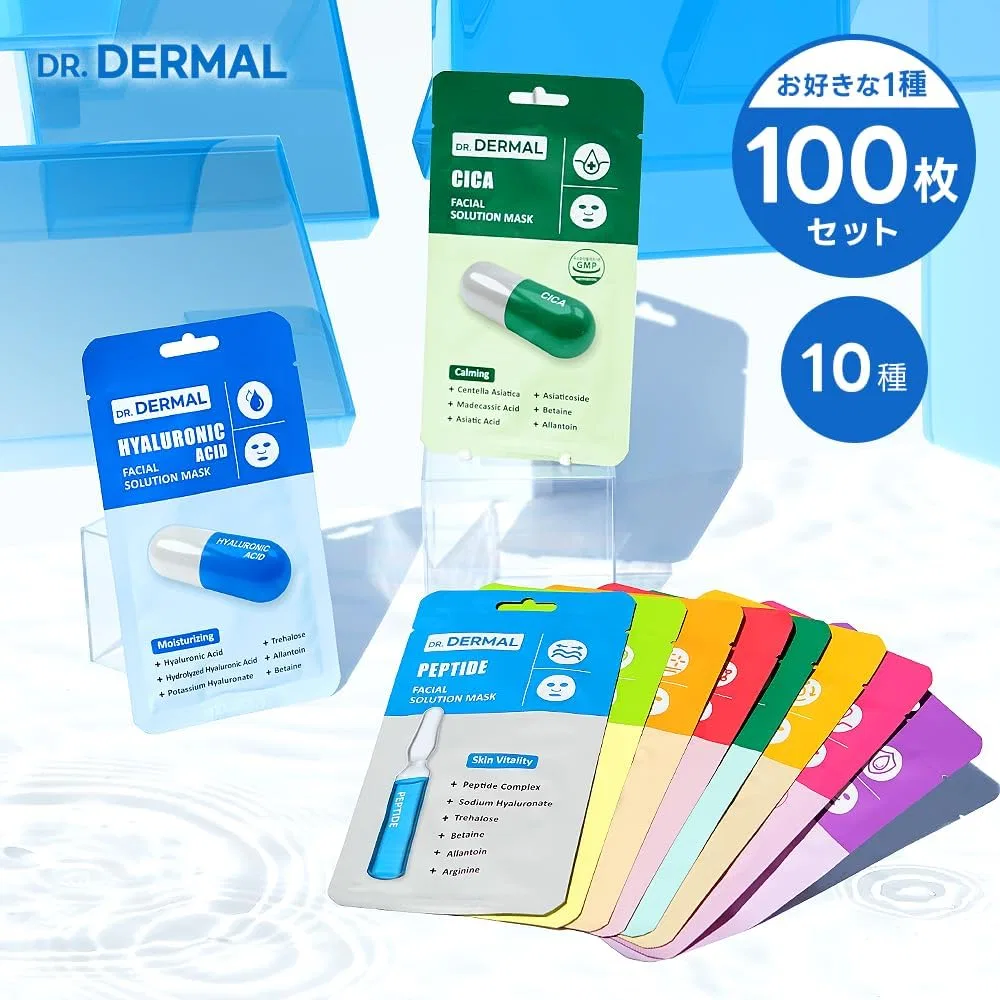 Сыворотка Dr.Dermal — Маски для лица листовые , 10 видов по , увлажняющие — фото 2