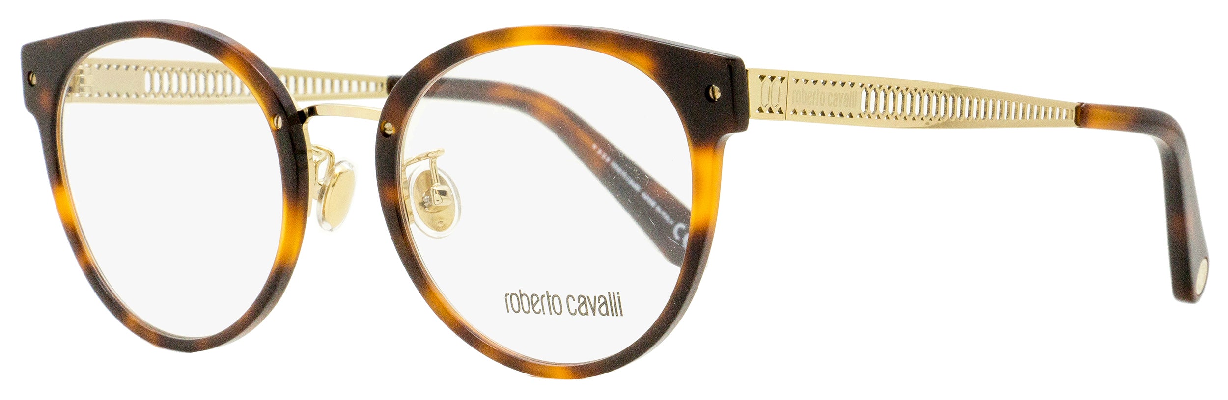 

Женские альтернативные очки Roberto Cavalli RC5099F 052 Гавана/золото 53 мм