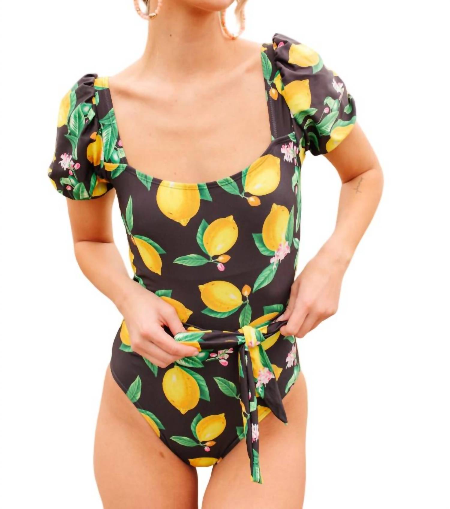 

Купальник Lemon Drop в лимонах MARINA WEST SWIM, цвет lemons