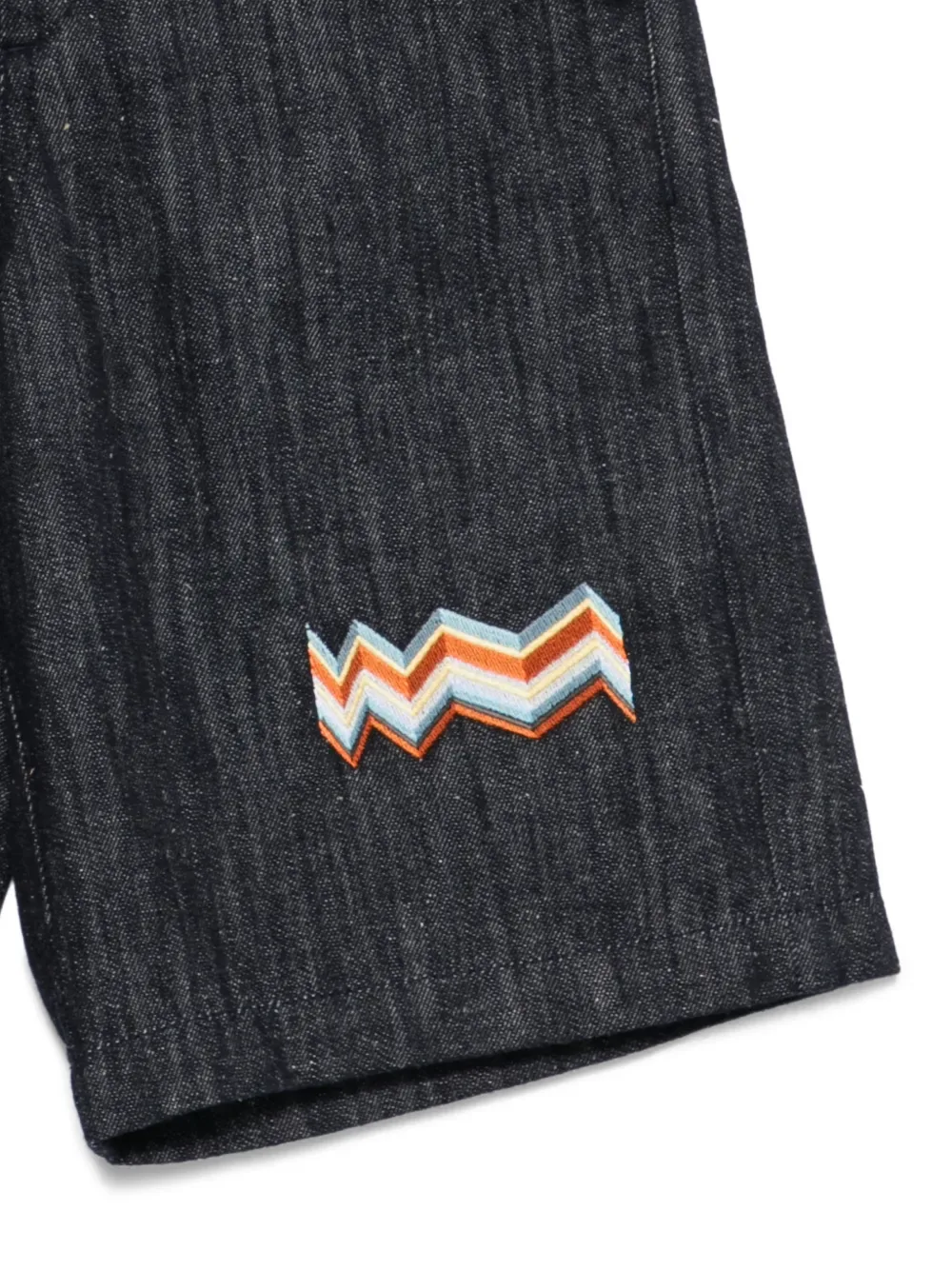 Шорты на пуговицах Missoni Kids, синий — фото 3