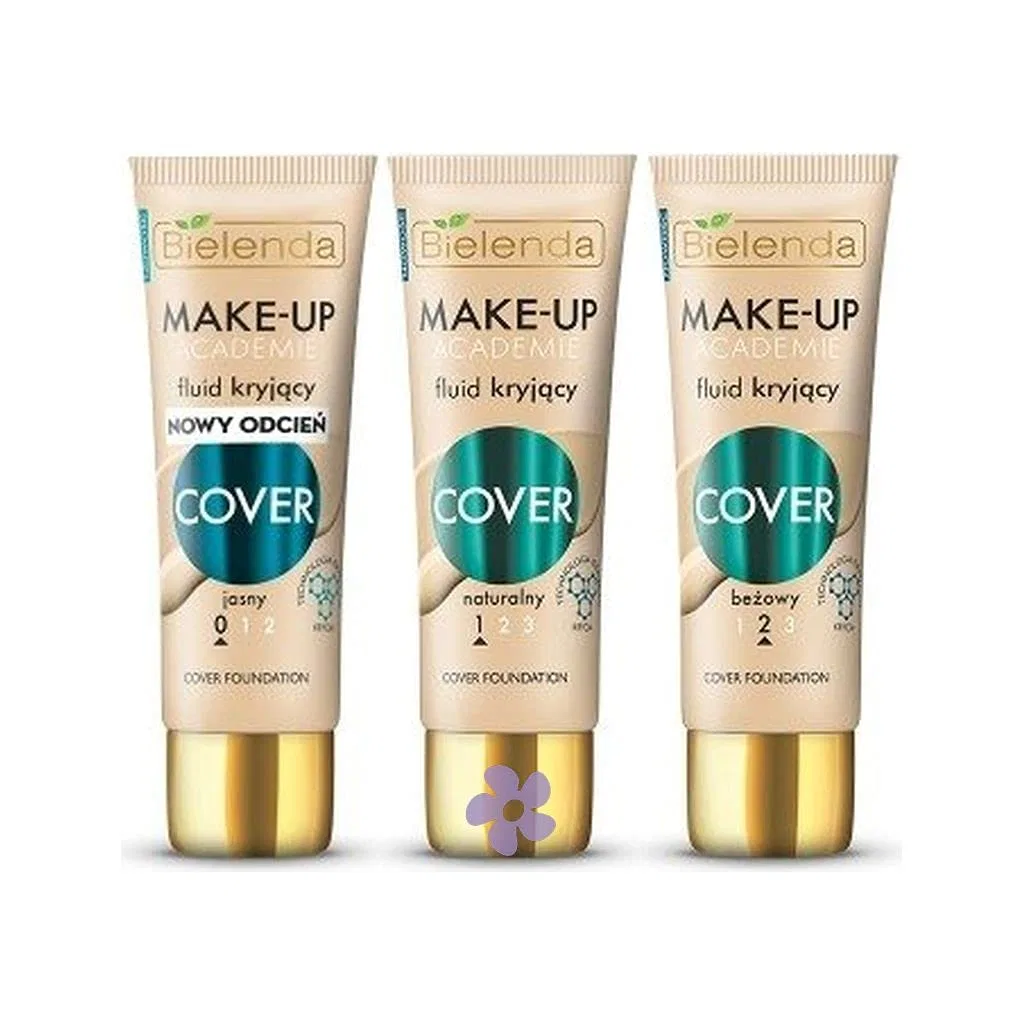 Жидкая тональная основа «Fluid Foundation Cover Beige» от Academie Bielenda