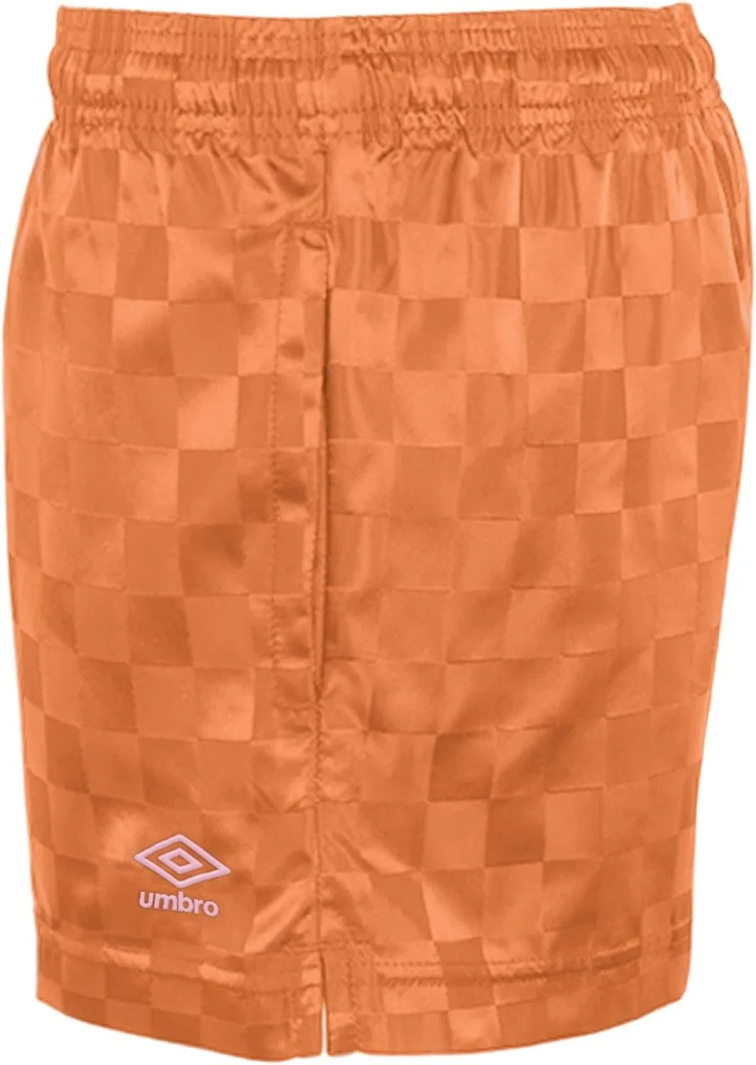 Шорты Umbro Girls в клетку для девочек, Gingersnap/Pink Clay — фото 2
