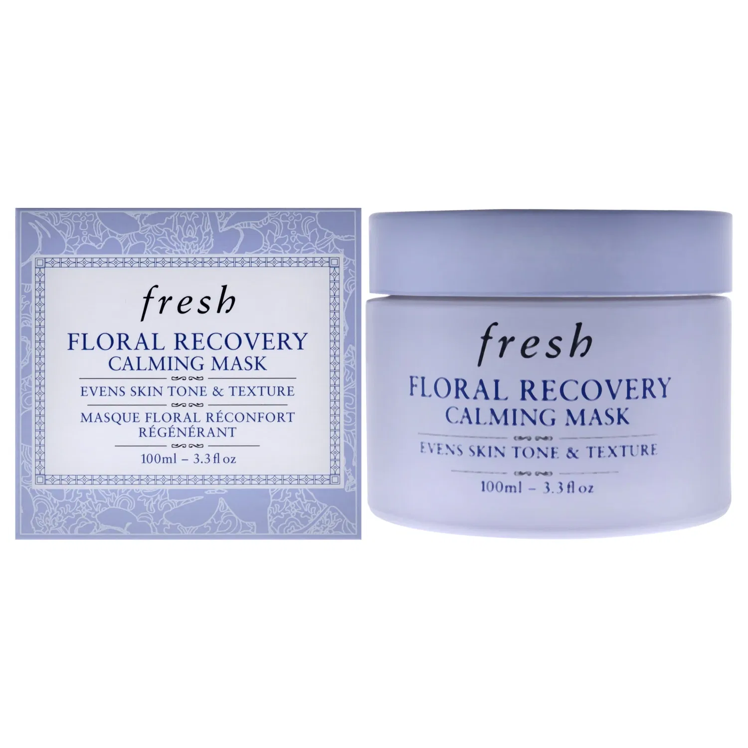 Восстанавливающая успокаивающая маска для лица Floral Recovery Calming Mask от Fresh for Women - 3,3 унции (98 г), 3.3 Oz