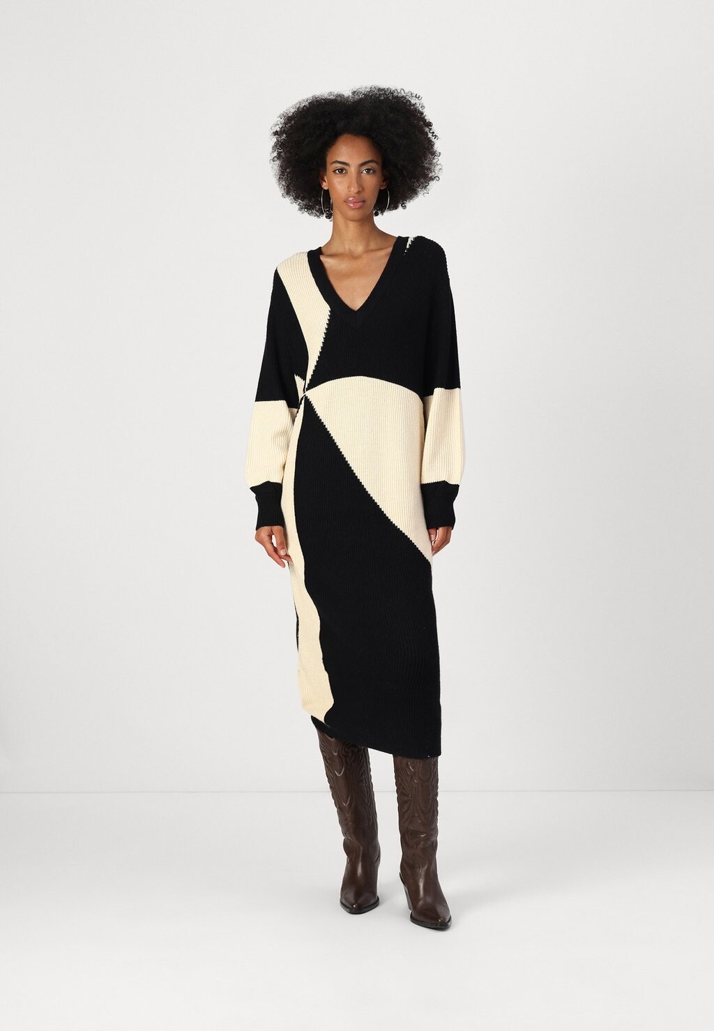 

Платье-джемпер OBJMALENA DRESS Object, песочный