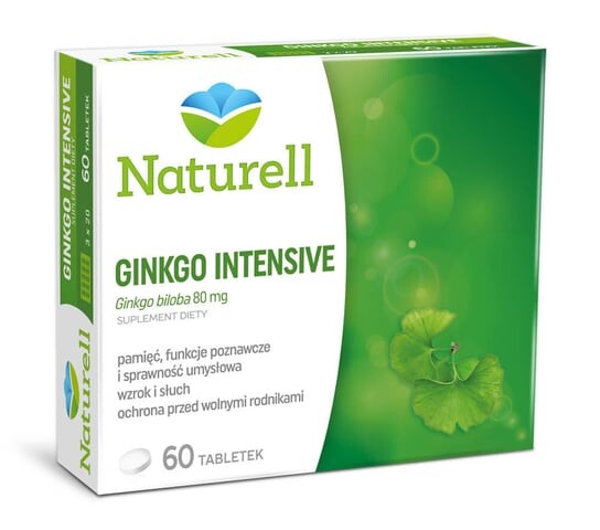 

Naturell, Интенсив с гинкго, 60 таблеток