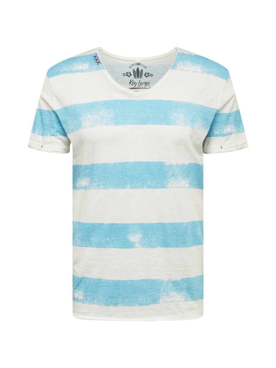 

Классическая футболка Key Largo Regular fit Shirt MT AIRFLIGHT, цвет blue/off white