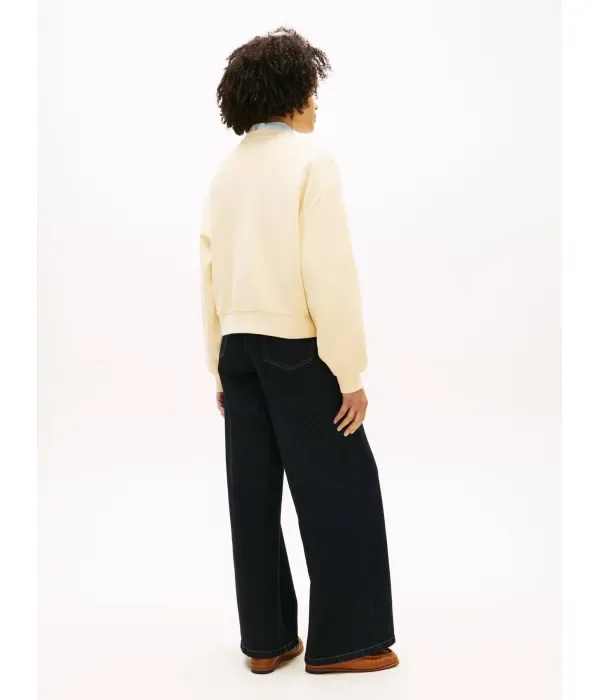 Толстовка TERRY loose fit Tommy Hilfiger, желтый — фото 3