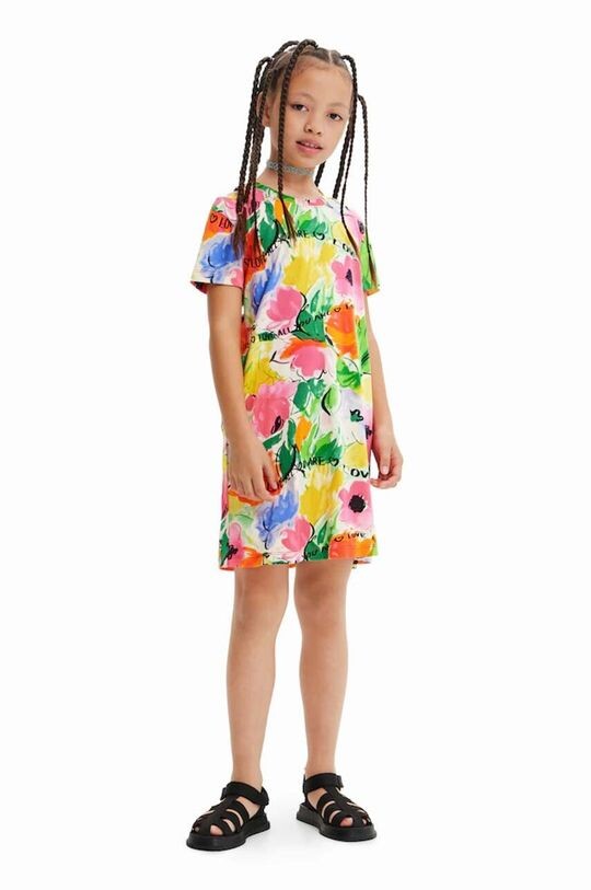 

Платье из хлопка для маленькой девочки Desigual, мультиколор
