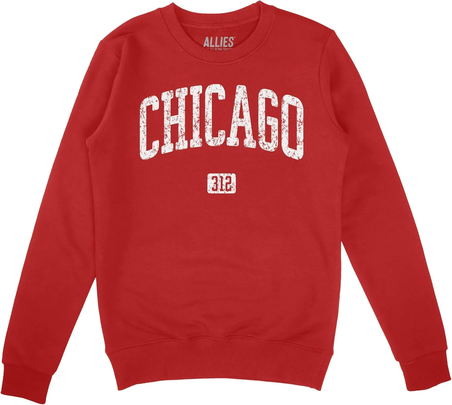 

Allies Chicago 312 Area Code Sweatshirt | мужской и унисекс свитшот с ретро-дизайном