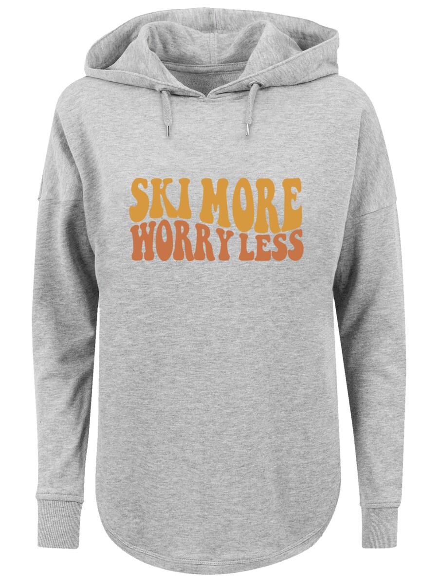 

Толстовка F4NT4STIC Ski More Worry Less, Grey